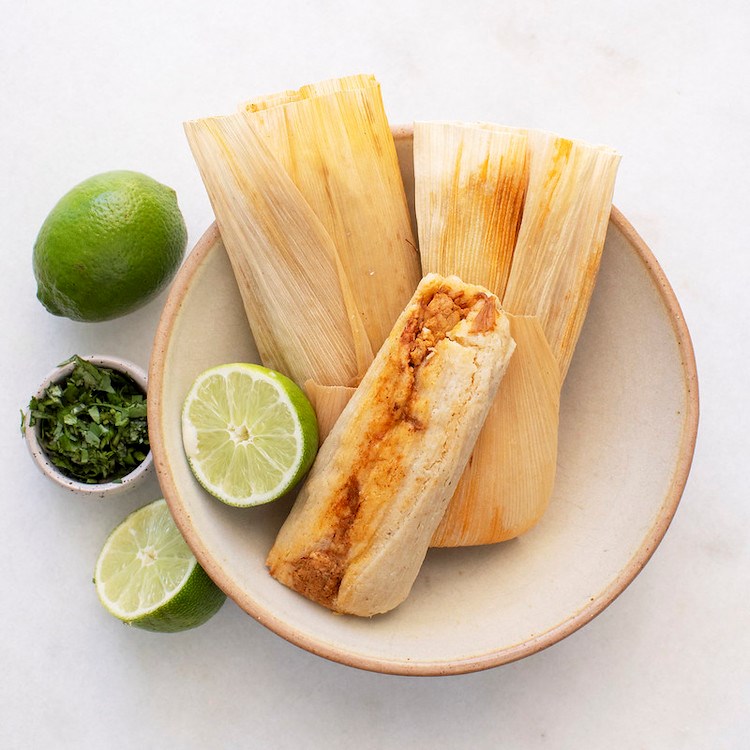 Picture of La Luz pork tamales